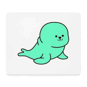 seal - Mouse Pad (horizontal) - white - Front