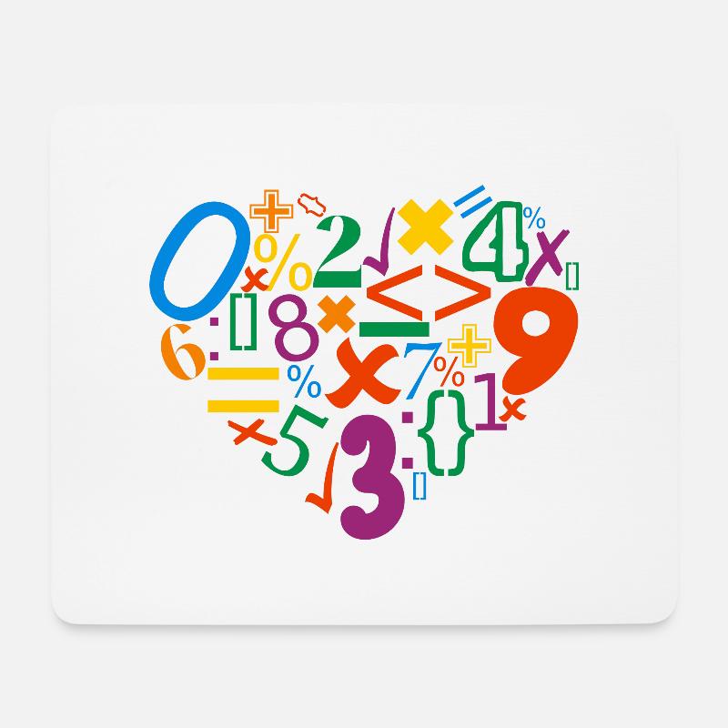 MATEMATIK - Mousepad (Querformat) - Weiß