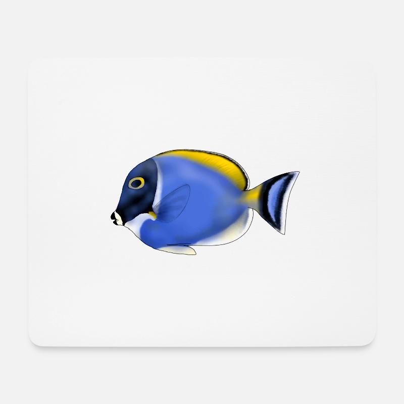 ACANTHURUS LEUCOSTEMON - Mousepad (Querformat) - Weiß