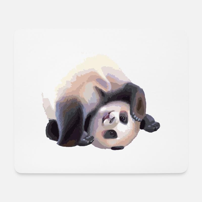 Panda - Mouse Pad (horizontal) - white