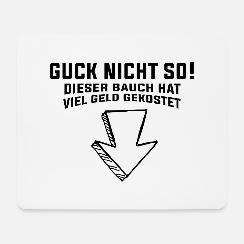 Lustiger Spruch Bild Witzig Humor Geschenkidee - Mousepad (Querformat) - Weiß