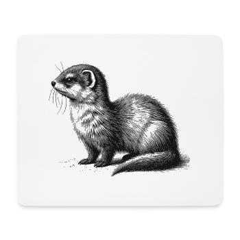 Ermine - Mouse Pad (horizontal) - white - Front