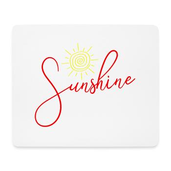 Sonnenschein Sonne Symbol - Mousepad (Querformat) - Weiß - Vorne