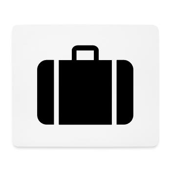 valise,voyage,aéroport,Gare ferroviaire - Tapis de souris (format paysage) - blanc - Devant