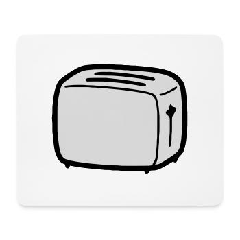 toaster - Mousepad (Querformat) - Weiß - Vorne