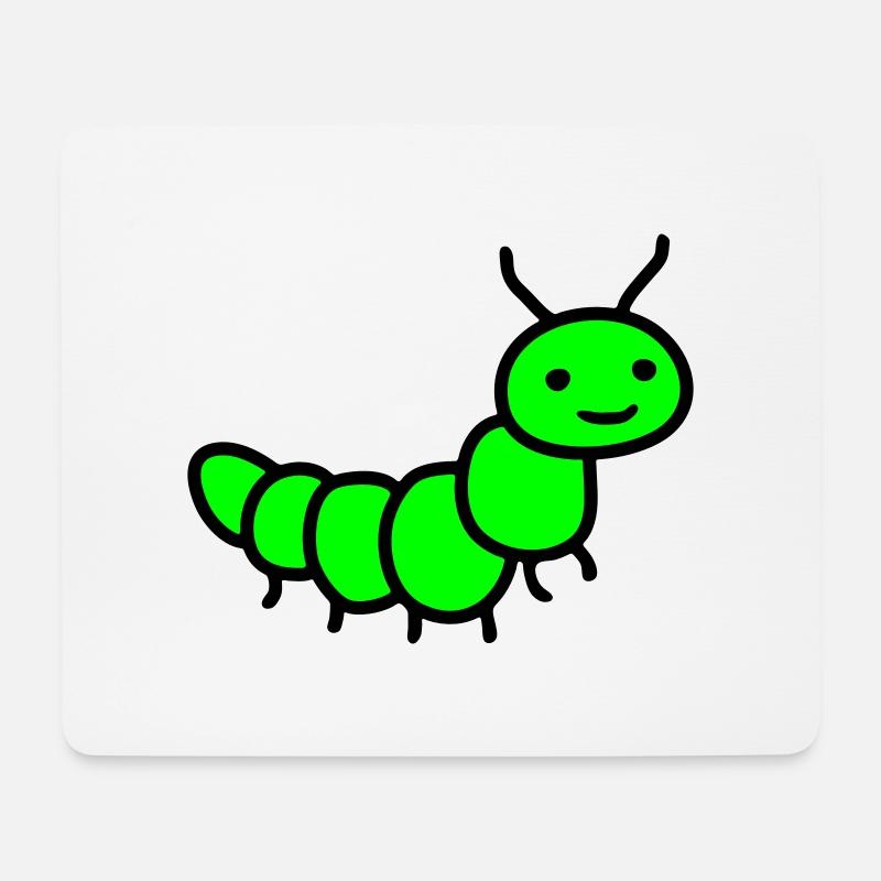 caterpillar - Mouse Pad (horizontal) - white