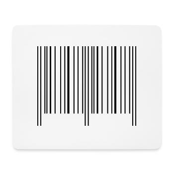 strichcode - Mousepad (Querformat) - Weiß - Vorne