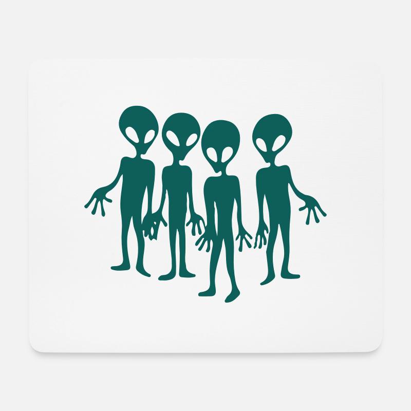 alien - Mousepad (Querformat) - Weiß