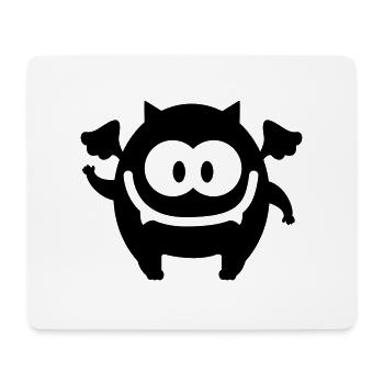 Monsterchen - Line - Mouse Pad (horizontal) - white - Front