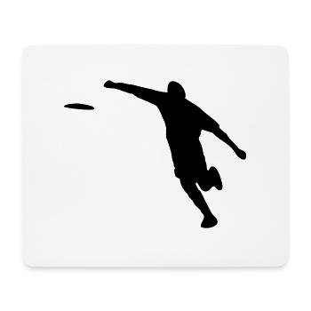 discgolf - Mousepad (Querformat) - Weiß - Vorne
