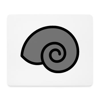 snail - Mouse Pad (horizontal) - white - Front