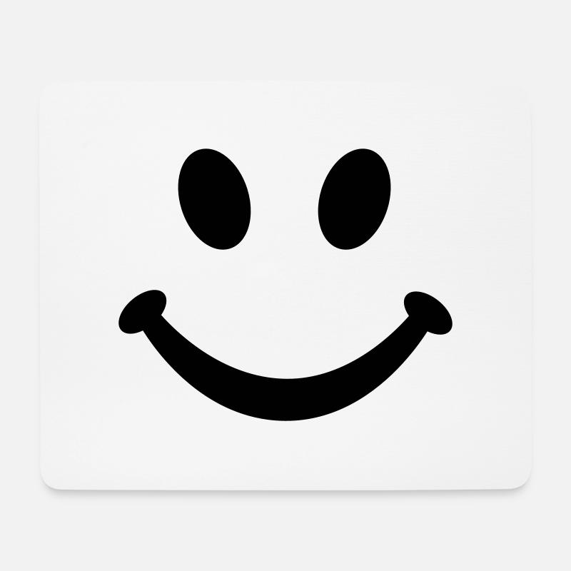 Smiley Smile - Mouse Pad (horizontal) - white