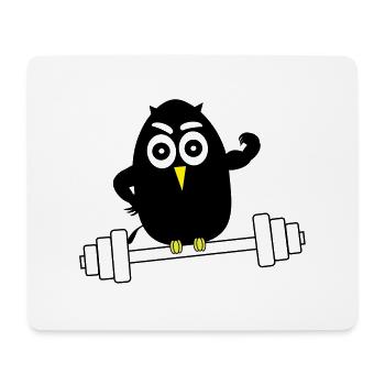vogel Bodybuilding - Mouse Pad (horizontal) - white - Front