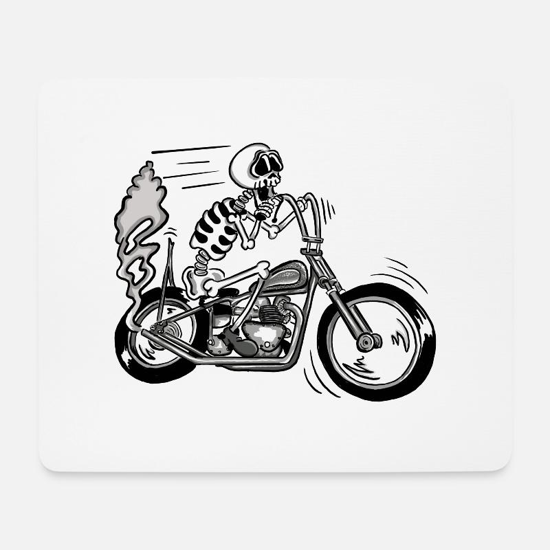 Trumpfh - Mousepad (Querformat) - Weiß