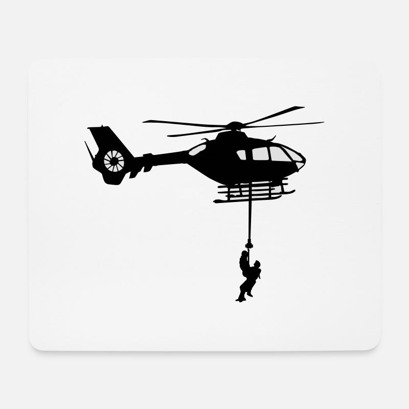taubergung ec135 - Mousepad (Querformat) - Weiß