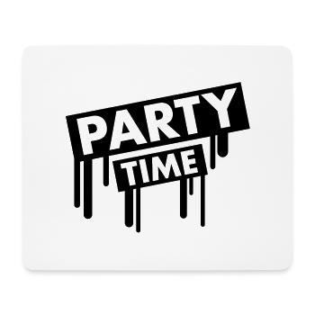party_time_graffiti - Tapis de souris (format paysage) - blanc - Devant