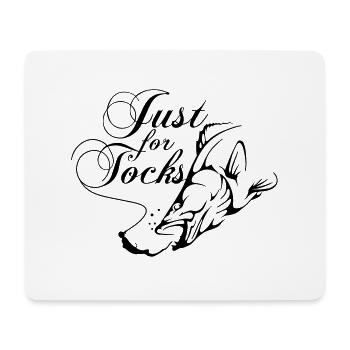 Just for tocks - Mousepad (Querformat) - Weiß - Vorne