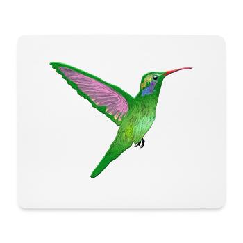 humming-bird - Mouse Pad (horizontal) - white - Front
