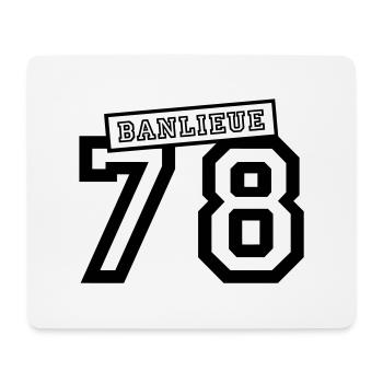 banlieue 78 - Tapis de souris (format paysage) - blanc - Devant