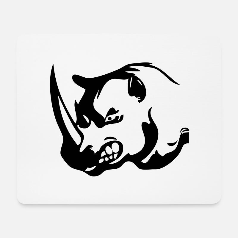 Gym Power III - Mousepad (Querformat) - Weiß