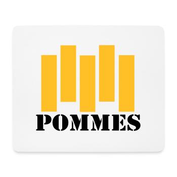 French fries - Mouse Pad (horizontal) - white - Front