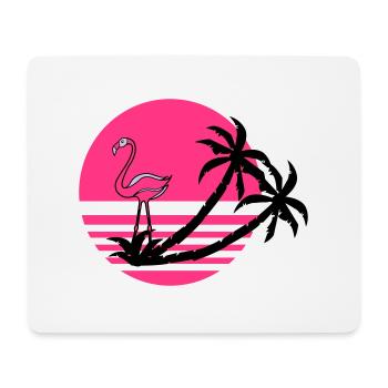 flamingo_island - Tapis de souris (format paysage) - blanc - Devant