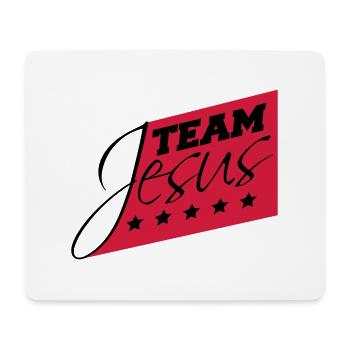 Catholic Team Jesus Christ Christ Evangelical - Mouse Pad (horizontal) - white - Front