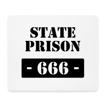 State Prison - 666 - Mouse Pad (horizontal) - white - Front