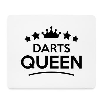 darts queen stars - Tapis de souris (format paysage) - blanc - Devant