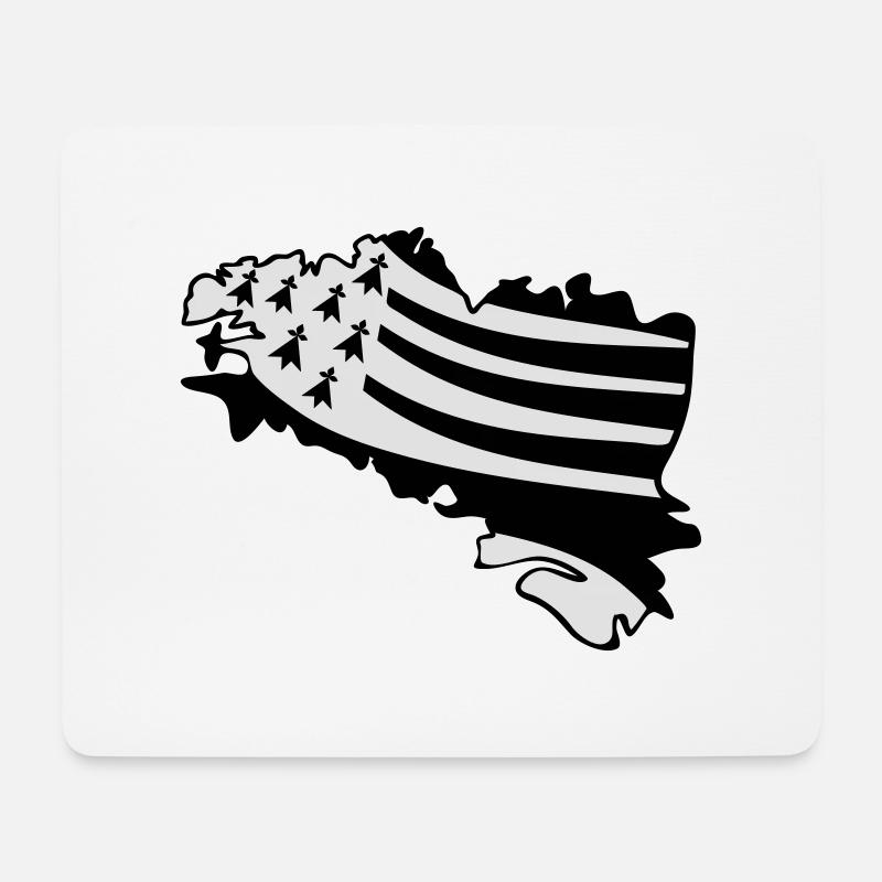 Breizh - Brittany - Mouse Pad (horizontal) - white