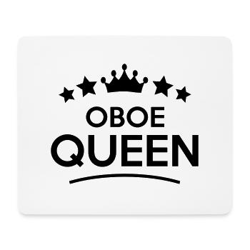 oboe queen stars - Mousepad (Querformat) - Weiß - Vorne