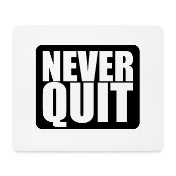 logo never quit button winner stars winner sport - Mouse Pad (horizontal) - white - Front