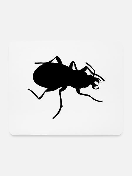 Käfer - Mousepad (Querformat) - Weiß