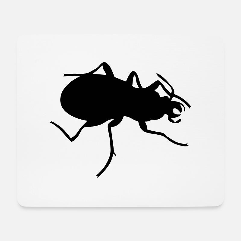 Käfer - Mousepad (Querformat) - Weiß