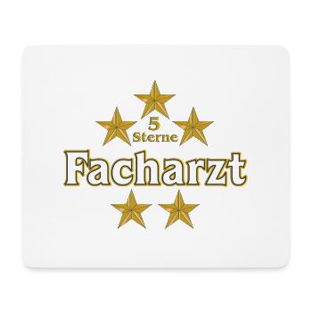Vom Grafik Designer--5 Sterne Facharzt - Mousepad (Querformat) - Weiß - Vorne