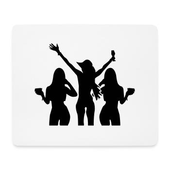 girls party - Mousepad (Querformat) - Weiß - Vorne