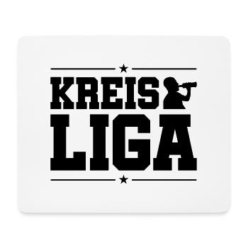 kreis liga bier - Mousepad (Querformat) - Weiß - Vorne