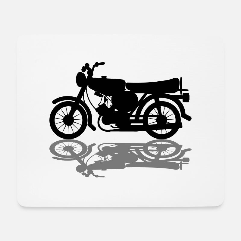Fahrzeug - Simson - Mousepad (Querformat) - Weiß