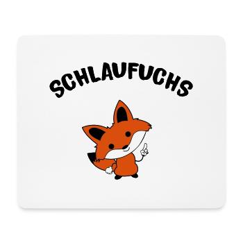 schlaufuchs_02 - Mousepad (Querformat) - Weiß - Vorne
