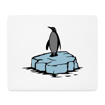 pinguin - Mousepad (Querformat) - Weiß - Vorne