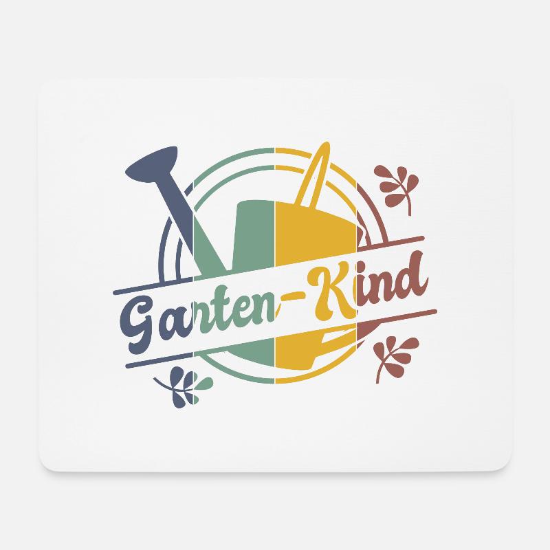 Garten-Kind Familien Outfit Sommer Geschenk - Mousepad (Querformat) - Weiß