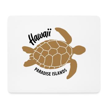 Turtle Hawaii Paradise Islands - Mouse Pad (horizontal) - white - Front