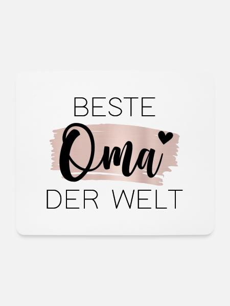 Beste Oma der Welt - Mousepad (Querformat) - Weiß