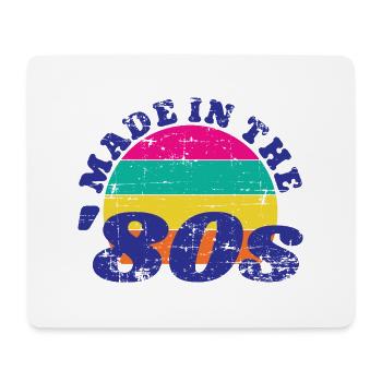 Made in the 80s - Tapis de souris (format paysage) - blanc - Devant