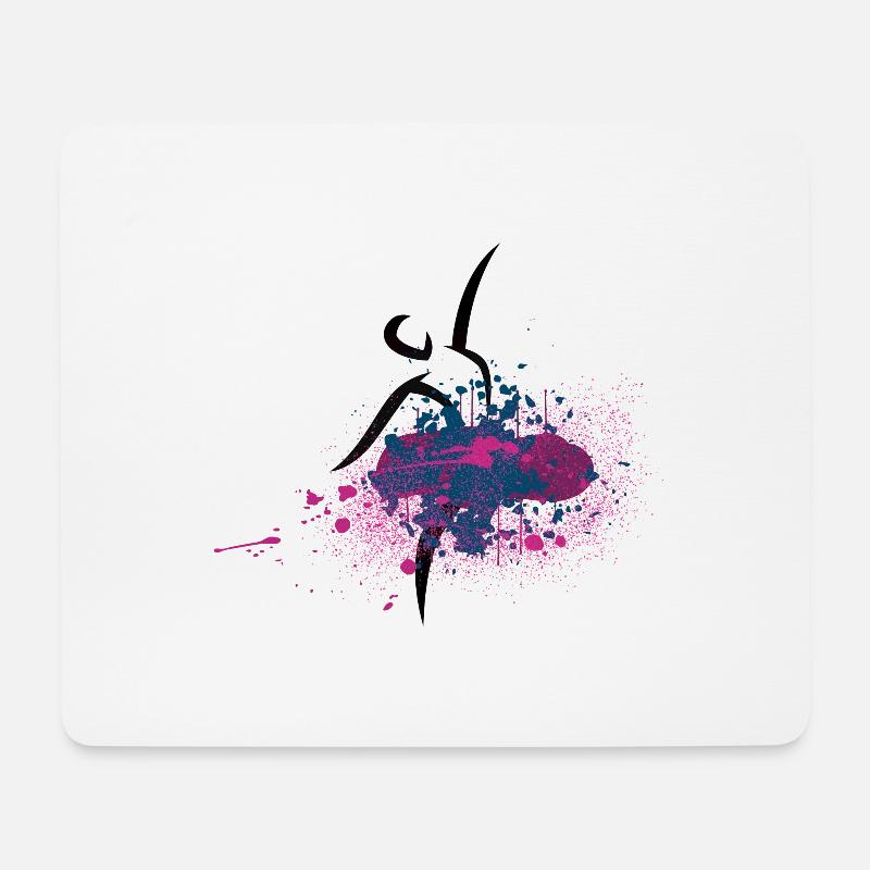 Tänzerin - Mousepad (Querformat) - Weiß
