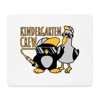 Équipage de maternelle Seagull Penguin - Tapis de souris (format paysage) - blanc - Devant