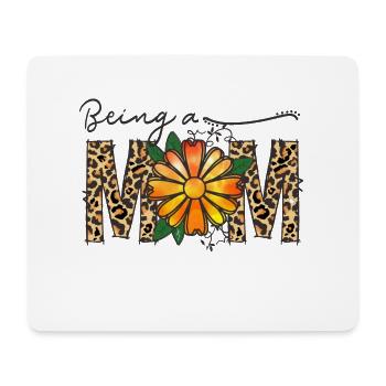 Proud Mom Mother MomMy Life's Work Kids Child - Mouse Pad (horizontal) - white - Front