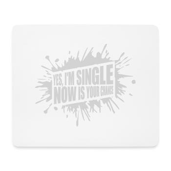 single now your chance - Mousepad (Querformat) - Weiß - Vorne