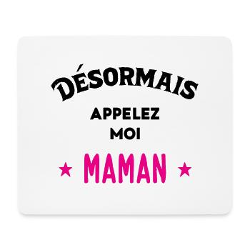 Idée D'Annonce De Grossesse - Tapis de souris (format paysage) - blanc - Devant