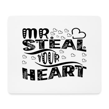 Mr Steal your Heart - Mouse Pad (horizontal) - white - Front